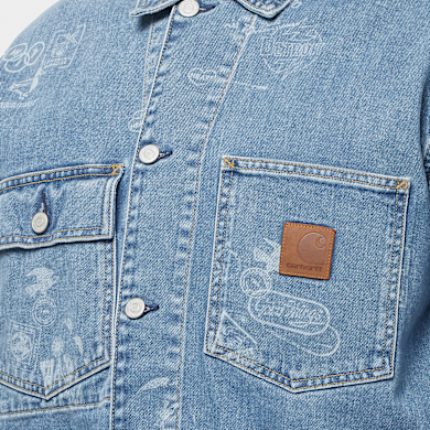 Buy Carhartt WIP Stamp Jacket in print blue | I033743-2LN35 | solebox