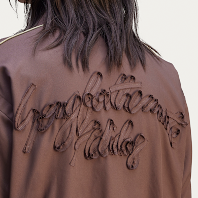 Buy adidas Originals x Song For The Mute Woven Jacket in brown