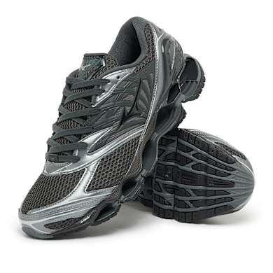 Buy Mizuno Wave Prophecy LS in black sand/black/metallic gray