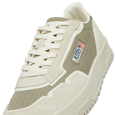 AUTRY ウインドブレーカー Autry Sneakers Windspin In Suede And Leather Color Parrot And Rutabaga
