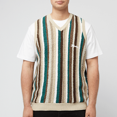 Buy thisisneverthat Striped Knit Vest in multi-colour