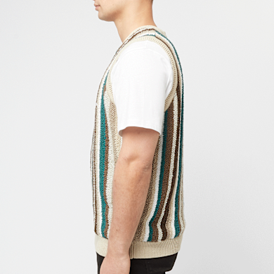 Buy thisisneverthat Striped Knit Vest in multi-colour