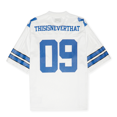 Buy thisisneverthat Football Jersey in white | TN251WTOSP01-WHT