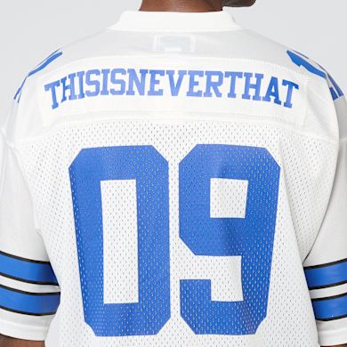 Buy thisisneverthat Football Jersey in white | TN251WTOSP01-WHT