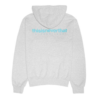 Buy thisisneverthat INTL. Logo Zip Up Hoodie in grey