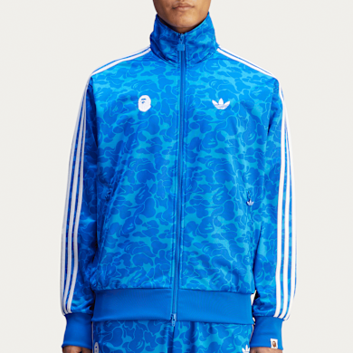Buy adidas Originals x A Bathing Ape Firebird Tracktop in blue