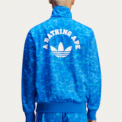 Adidas Originals BATHING APE BAPE ジャージ Authentic Brand New Bape x Adidas Adicolor Track Top Raw Red