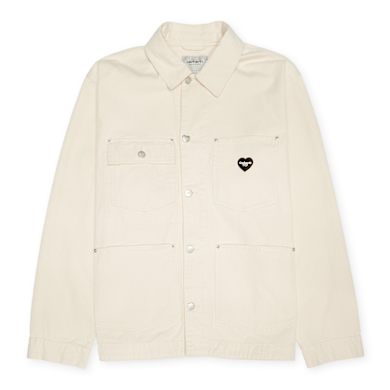 Buy Carhartt WIP Drewe Chore Coat in natural | I034823.0502.03