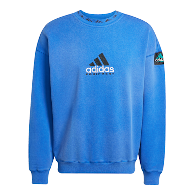Buy adidas Originals EQT Washed Crew Neck in blue | JC8223 | solebox
