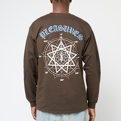 Buy Pleasures x Slipknot Compass Long Sleeve in brown | P25SK013