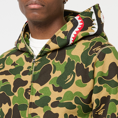 トップス A BATHING APE ABC CAMO CRYSTALSTONESHARK Buy A Bathing Ape ABC Camo Crystal Stone Shark Full Zip Hoodie in