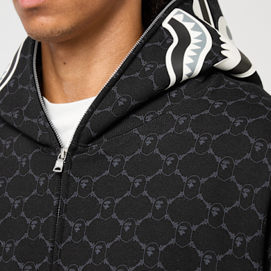 Buy A Bathing Ape College Monogram Relaxed Fit Shark Full Zip