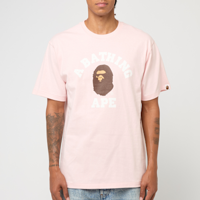 Buy A Bathing Ape College Tee in pink | 001TEL301001MPNK | solebox
