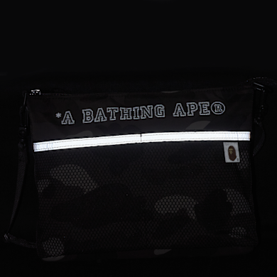 Buy A Bathing Ape Color Camo Sacoche black Color Camo Sacoche in