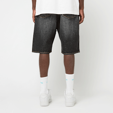 Buy A Bathing Ape Twin Sta Relaxed Fit Denim Shorts in black