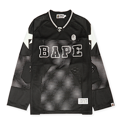 Buy A Bathing Ape Line Camo Multi Logo Relaxed Fit Football Jersey