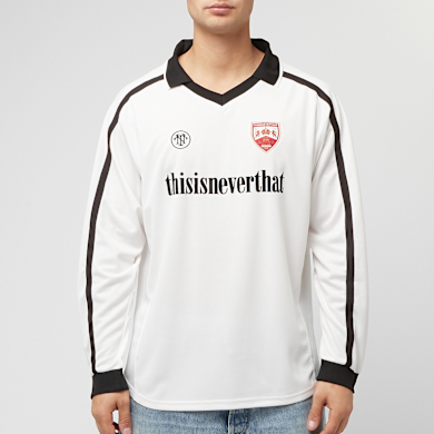 Buy thisisneverthat Soccer Jersey in white | TN243TTSLT01-WHT