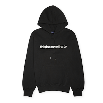 Buy thisisneverthat T-Logo Hoodie in black | TN243TSWHO01-BLK