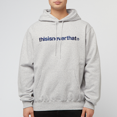 Buy thisisneverthat T-Logo Hoodie in heather grey | TN243TSWHO01