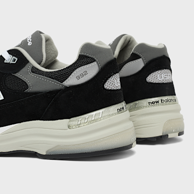 Buy New Balance 992 Made in USA (U992BK) in black | U992BK | solebox