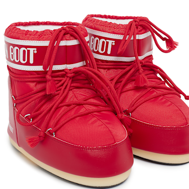 Buy Moon Boot Wmns Icon Low Nylon in red | 80D1409340-D001 | solebox