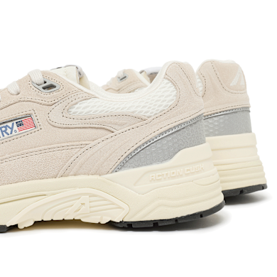 Buy Autry Wmns Hyperway Low Suede Mesh in beige | HYLWUM03 | solebox
