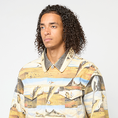 Buy ICECREAM Dreamscape Denim Trucker Jacket in multicolor