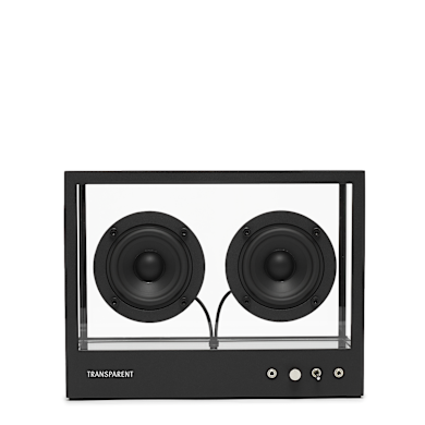 Buy Transparent Small Speaker in zwart | STS-B | solebox