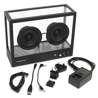 Buy Transparent Small Speaker in Black | STS-B | solebox