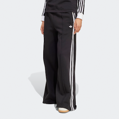 Buy adidas Originals 3S Wide Sweatpant in black/white | JV7473