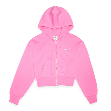 Buy Nike Wmns Phoenix Fleece Cropped Full-Zip Hoodie in playful
