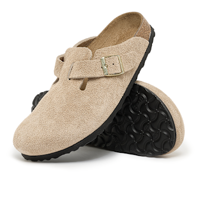 Buy Birkenstock Boston Leve (narrow) in beige | 1030883 | solebox