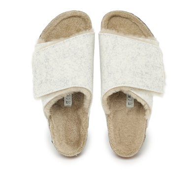 Buy Birkenstock Solana Shearling FE in beige | 1030576 | solebox