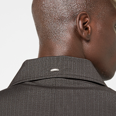 Buy Our Legacy Cloak Carcoat Membrane Wool in churchill stripe