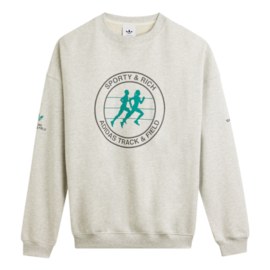オーダー用 Buy adidas Originals x Sporty & Rich Sweater in grey | KA0719