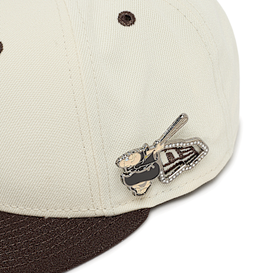 mei Buy New Era Mascot Pin San Diego Padres Cap in dark brown