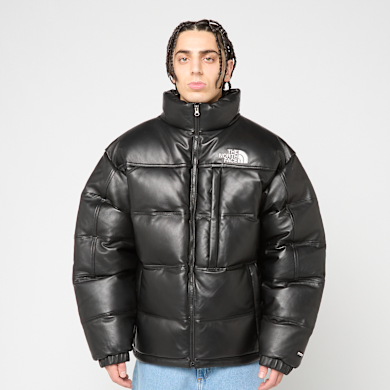 Buy The North Face Leather Pack Summit Jacket in zwart