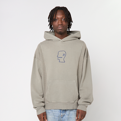 Buy Brain Dead Mendoza Cropped Hoodie in green | 3096-CEM | solebox