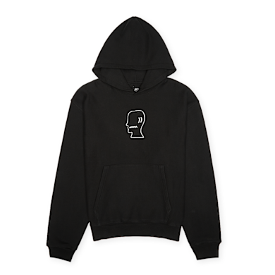 Buy Brain Dead Brain Dead Logo Head Hoodie in black | 3111-BLK