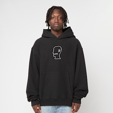 Buy Brain Dead Brain Dead Logo Head Hoodie in zwart | 3111-BLK