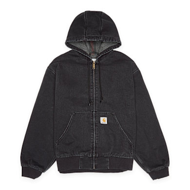 Buy Carhartt WIP OG Active Jacket Washed Denim in black | I032232