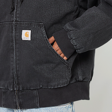 Buy Carhartt WIP OG Active Jacket Washed Denim in black | I032232