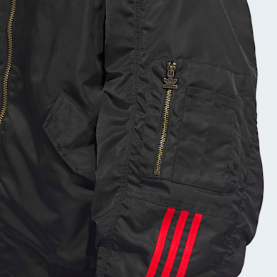 Buy adidas Originals x Willy Chavarria Satin Bomber Jacket in