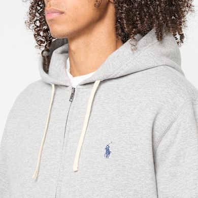 Buy Polo Ralph Lauren Longsleeve Zip Hoodie in grey | 710813297002