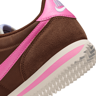 Buy Nike Wmns Cortez Textile in fauna brown/pink spell-sail-white