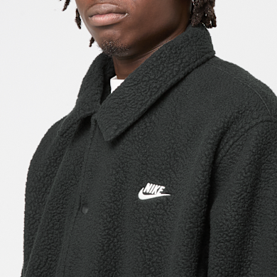 Buy Nike Club Sherpa Coaches Jacket in zwart | HV1429-010 | solebox