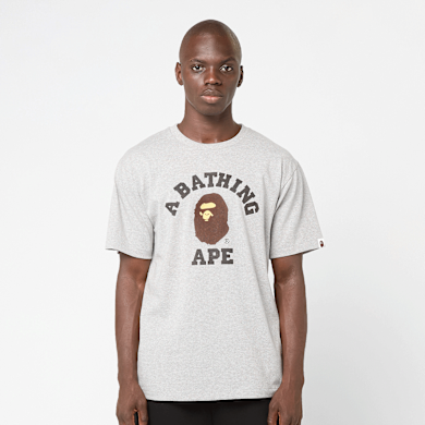 Buy A Bathing Ape College Tee in gray | 001TEL801001MGRA | solebox