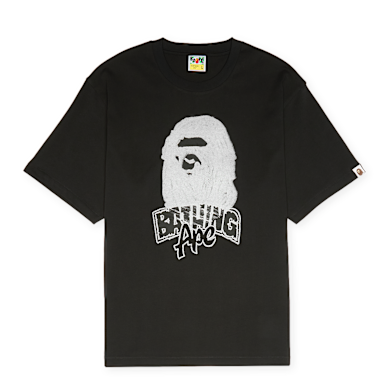 Buy A Bathing Ape Hand Drawn Ape Head Relaxed Fit Tee M in zwart