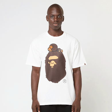 Buy A Bathing Ape Milo On Big Ape Tee in white | 002TEL801001MWHT