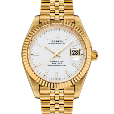 A BATHING APE ピステ ゴールド Buy A Bathing Ape Type 6 Bapex M gold in gold | 001WHL801302MGLD